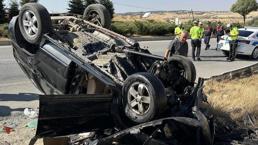 Takla atan otomobilin sürücüsü hayatını kaybetti