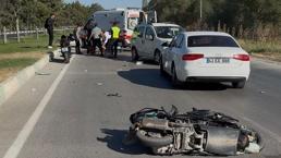 Ticari araçla çarpışan motosikletin sürücüsü hayatını kaybetti