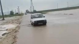 Sağanak sele neden oldu; tarım arazileri zarar gördü