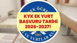 KYK EK YURT BAŞVURU TARİHİ 2026-2027! GSB ek yurt başvuruları ne zaman başlayacak, kimler başvurabilir?