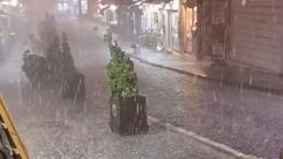 Sağanak, kuvvetli rüzgar ve dolu Mardin’de etkili oldu