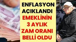 MİLYONLARCA EMEKLİYİ İLGİLENDİRİYOR! Enflasyon açıklandı, emeklinin 3 aylık zam oranı belli oldu: İşte SSK ve Bağ-Kur emeklisinin ilk zammı