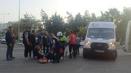İki motosikletin çarpıştığı kazada 1 kişi ağır yaralandı