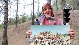 Çorak araziden ormana 45 yıllık fotoğraf karesinde