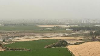 Toz bulutu Adana'yı kapladı