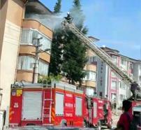 Karabük'te apartman dairesinde yangın