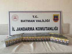 Batman’da bin 10 paket kaçak sigara ele geçirildi