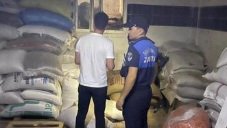 Gaziantep Şehitkamil'de 10 ton kuruyemiş imha edildi