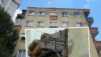 İstanbul Kartal'da 4 katlı binada çökme! Yıkım kararı alındı