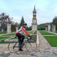 38 ülkeden 230 bisikletli pedal çevirerek geldikleri Bilecik'te mola verdi