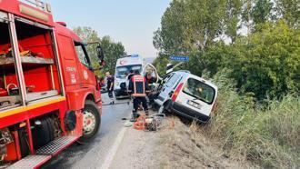 Çanakkale'de köprü korkuluklarına çarpan araçtaki 1 kişi yaşamını yitirdi