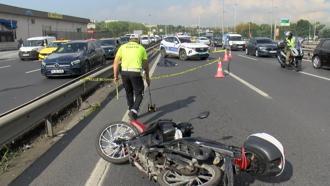 İstanbul - Bakırköy D-100 Karayolu'nda motosiklet kazası: 1 ölü