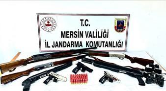 Mersin’de silah kaçakçılığı operasyonu