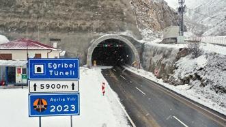 Giresun'da Eğribel Tüneli yeniden ulaşıma açıldı