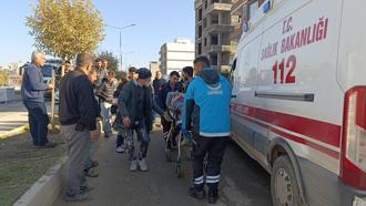 Adıyaman'da devrilen motosikletin sürücüsü ağır yaralandı