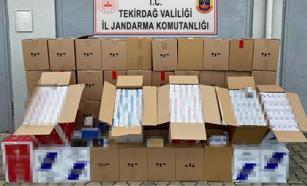 Tekirdağ’da 551 bin makaron ele geçirildi