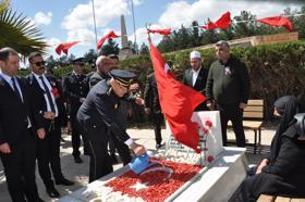 Mardin'de Türk Polis Teşkilatı'nın 180'inci kuruluş yılı kutlandı, Gara şehidi mezarı başında anıldı