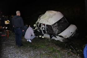 Samsun'da Minibüs Şarampole Devrildi: 1 Ölü, 4 Yaralı