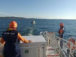 Çanakkale Boğazı'nda sürüklenen tekne kurtarıldı