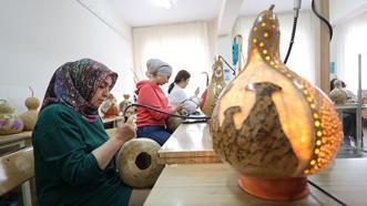 Nevşehir'de kadınların ekmek kapısı oldu! Bahçelerinde yetiştirdikleri ürünleri süsleyip satıyorlar