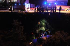 Kayseri'de otomobil, dere yatağına düştü; 5 yaralı