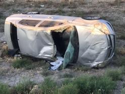 Otomobil takla attı: 3 yaralı