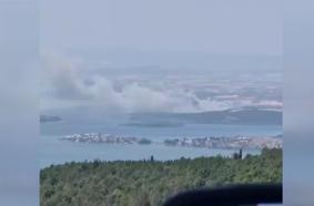 Bursa'da sazlık yangını