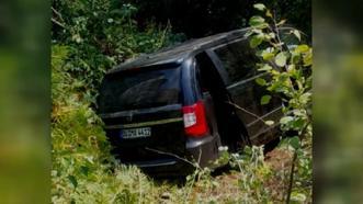 Minibüs şarampole yuvarlandı: 4 yaralı