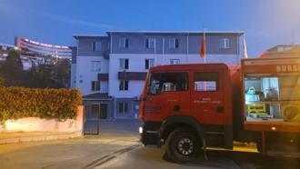 Bursa'da,  İlçe Sağlık Müdürlüğü binasında çıkan yangın söndürüldü