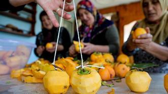 Sakarya'da kadınlar bu meyveyi kurutarak para kazanıyor! Kurutulunca kilosu 600 TL'ye satılıyor