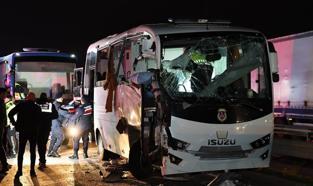Kazada yaralanan aralarında mahkumların da bulunduğu 23 kişi taburcu oldu