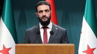 Suriye Devlet Başkanı Eş-Şara: Cumhurbaşkanı Erdoğan’a teşekkürlerimi sunuyorum