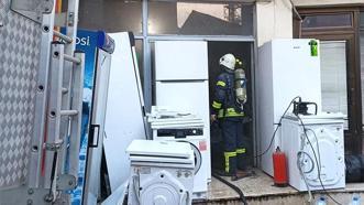 Karamürsel'de iş yerinde çıkan yangın söndürüldü