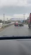 Sürücüsünün drift yaptığı otomobil takla attı; o anlar kamerada