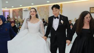Rize’ye Güney Kore’den damat