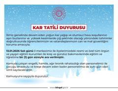 Bingöl’de kar yağışı nedeniyle eğitime 1 gün ara verildi