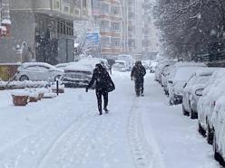 Batman’da 3'ü hariç tüm köy yolları kardan kapandı, uçuşlar iptal