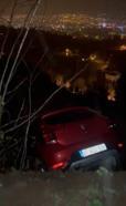 Şarampole düşen otomobilin sürücüsü yaralandı