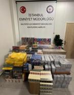 Maltepe’de 2 eve düzenlenen operasyonda çok sayıda kaçak ürün ele geçirildi