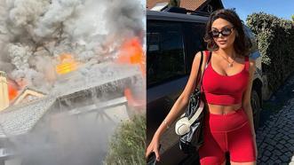 SON DAKİKA: Aslıhan Karalar'ın Beykoz'daki evi alevlere teslim oldu: 'Annem sahura kalkınca fark etti'