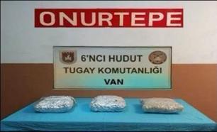 MSB: Van hudut hattında 4 kilo 60 gram uyuşturucu ele geçirildi