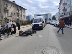 Ordu'da dönüş yapan otomobil ile motosiklet çarpıştı: 1 yaralı