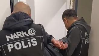 Kırmızı bültenle aranan yabancı uyruklu uyuşturucu şüphelisi Mersin’de yakalandı