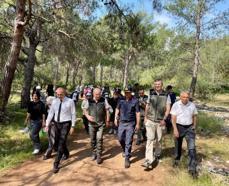 Erdemli'de orman yangınlarına karşı farkındalık yarattılar