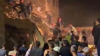 Fas'ta dört katlı bina çöktü 11 kişi hayatını kaybetti