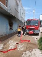 Derik’te çıkan yangında ev kullanılamaz hale geldi