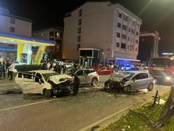 Samsun'da 3 aracın karıştığı zincirleme kaza: 5 yaralı