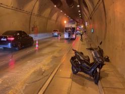 Şişli'de tünele yağ döküldü: Yunus polisi ve 2 motosikletli yaralandı
