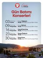 Menteşe Belediyesi Gün Batımı Konserleri başlıyor