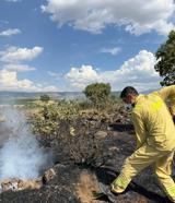 Bingöl’de çıkan örtü yangını söndürüldü
